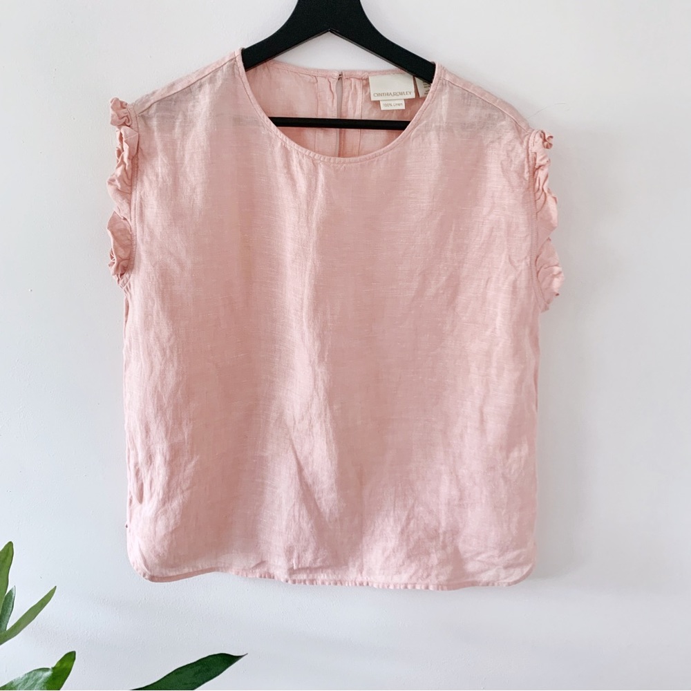 CYNTHIA ROWLEY | Linen Flutter Top